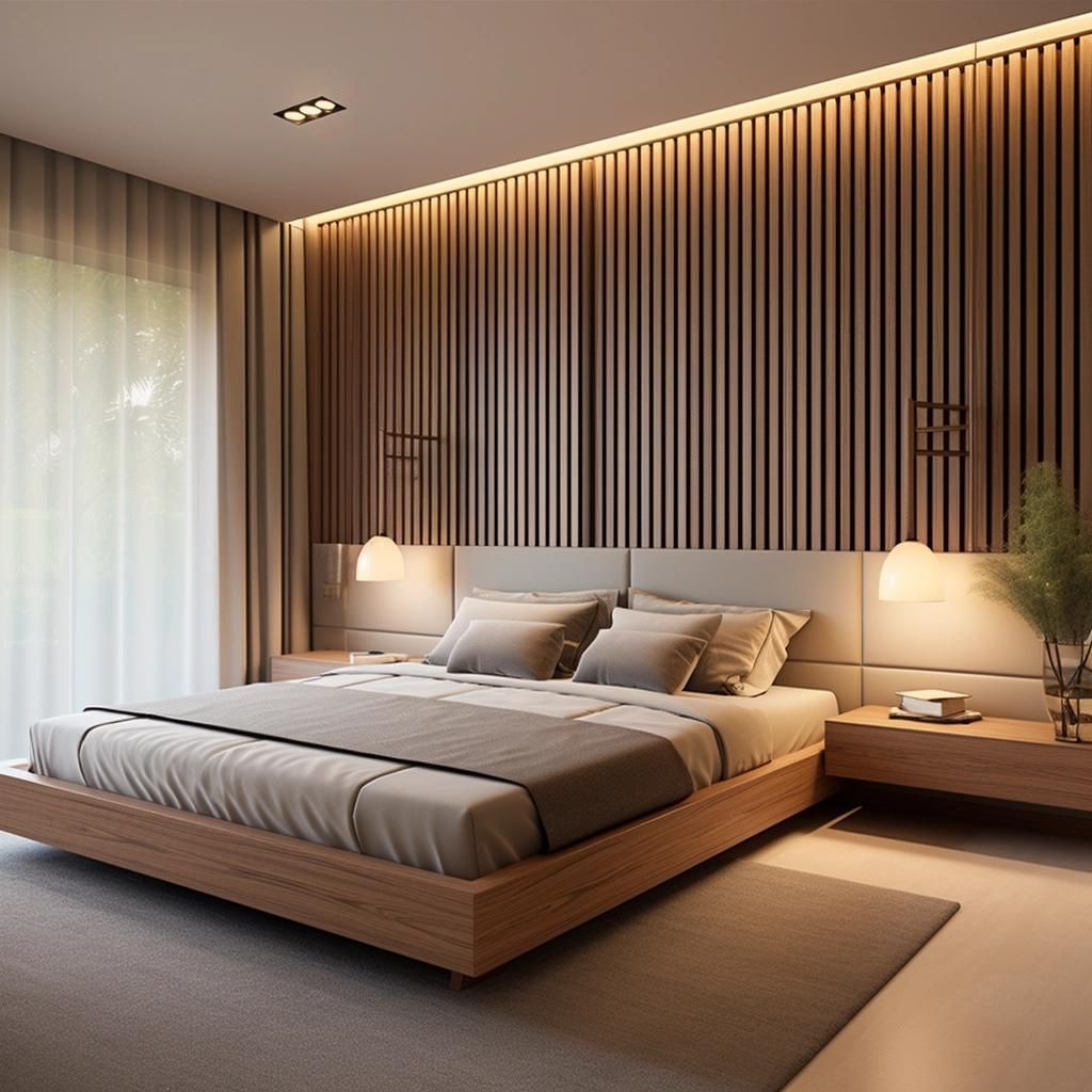 Mobilier Chambre — Lit et mobilier sur-mesure, réalisation GMAB