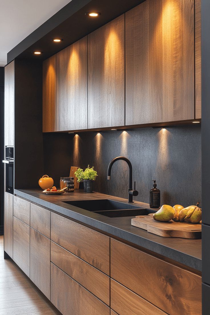 Cuisine Moderne — Design sur-mesure avec finitions haut de gamme, réalisation GMAB
