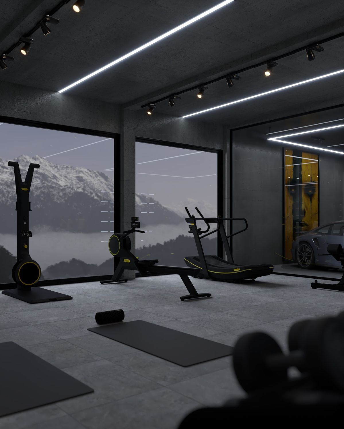 Salle de Sport — Aménagement sportif professionnel, réalisation GMAB